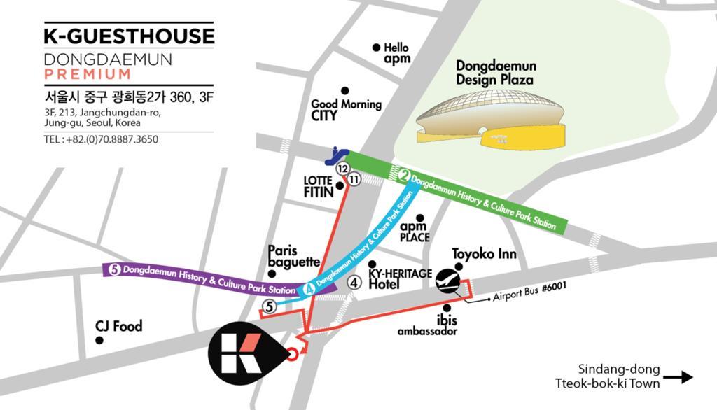 K-Guesthouse Dongdaemun Premium Seul Esterno foto